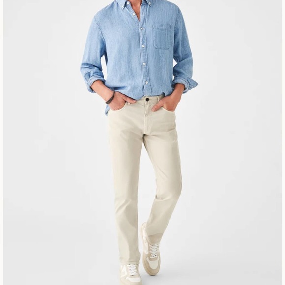 Faherty Other - Faherty men’s comfort twill jean stone